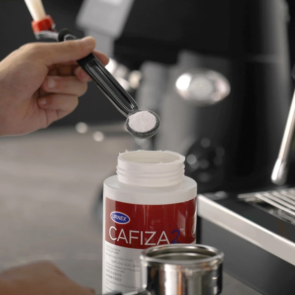 URNEX Cafiza 2 Espresso Machine Cleaning Powder 900g – Blue
