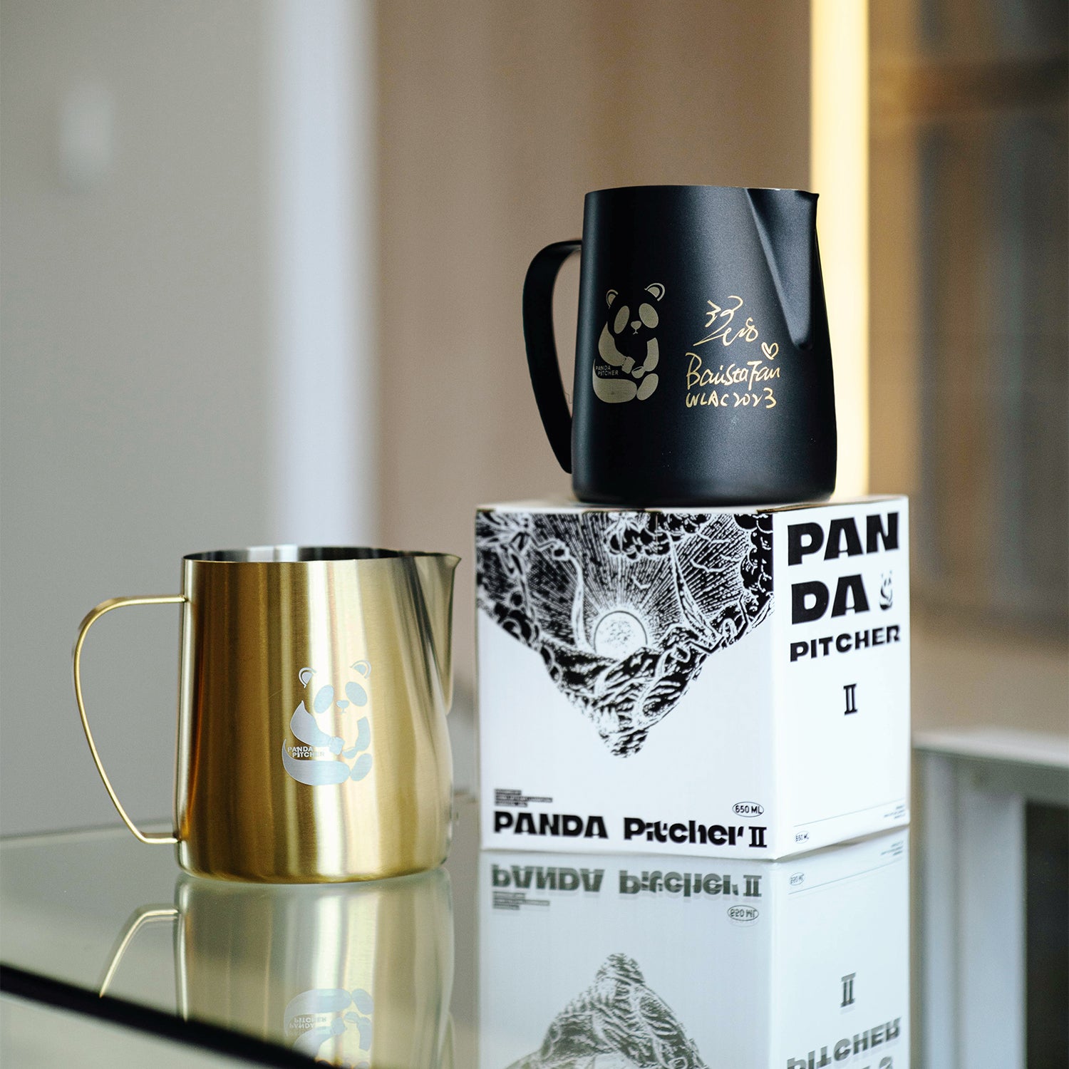 Panda Pitcher II Professional Latte Art Pitcher (with Signature