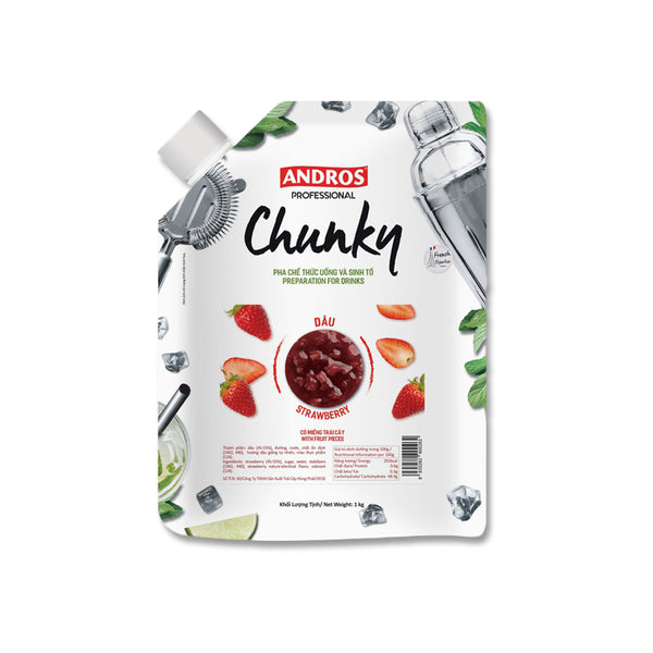 Andros Chunky Strawberry 1kg